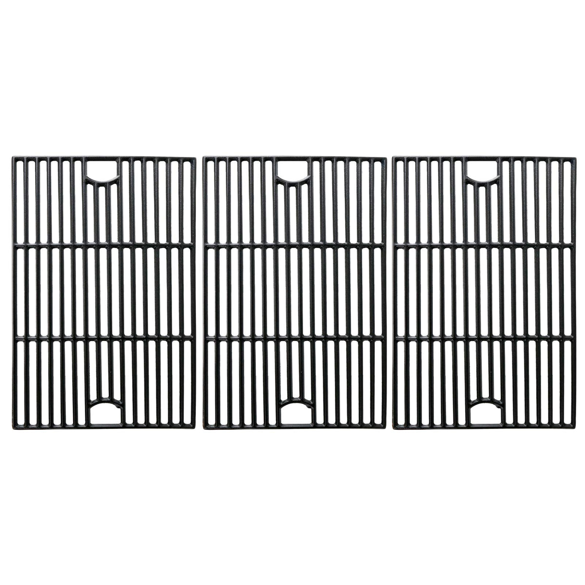 Uniflasy Nexgrill 6-burner cast-iron grates provide durable heat for searing.