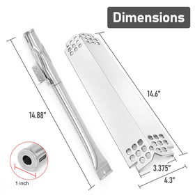 Uniflasy Nexgrill 720-0830H heat plate for even heat.