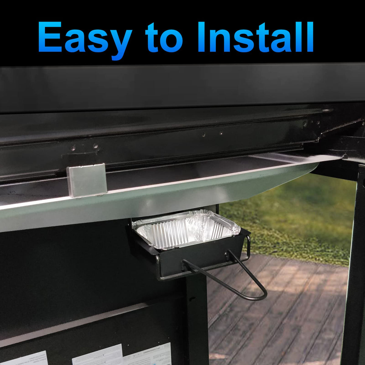 Uniflasy Nexgrill 720-0888N grease tray ensures sturdy support during cooking