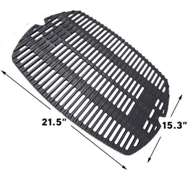 Uniflasy cast-iron grates include gift support clips for secure installation