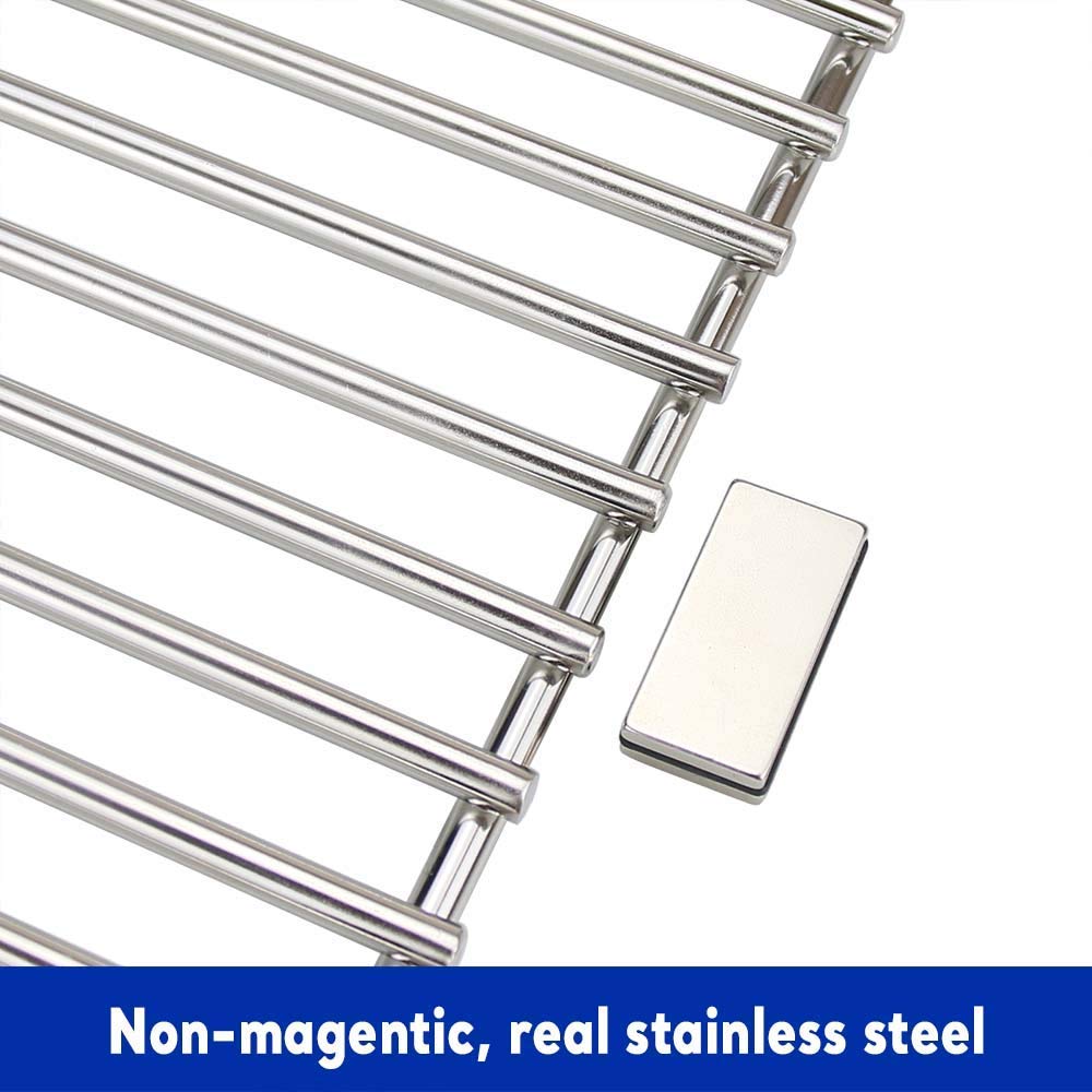 Smooth stainless surface by Uniflasy, easy to clean after grilling