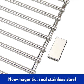 Smooth stainless surface by Uniflasy, easy to clean after grilling
