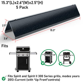 Uniflasy Spirit E310 burner tubes ensuring steady flame