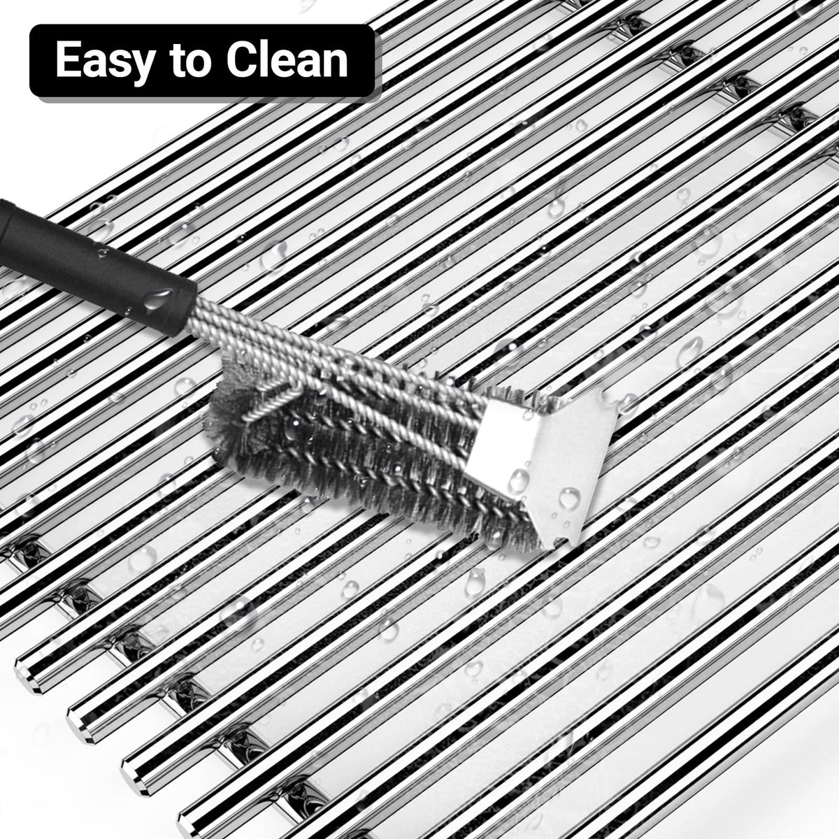 Uniflasy even heat grid design promotes uniform cooking on Spirit grills.