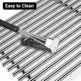 Uniflasy even heat grid design promotes uniform cooking on Spirit grills.