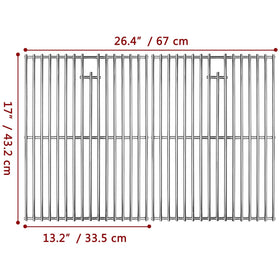 Stainless steel 7mm bars by Uniflasy for durable heat distribution on Nexgrill