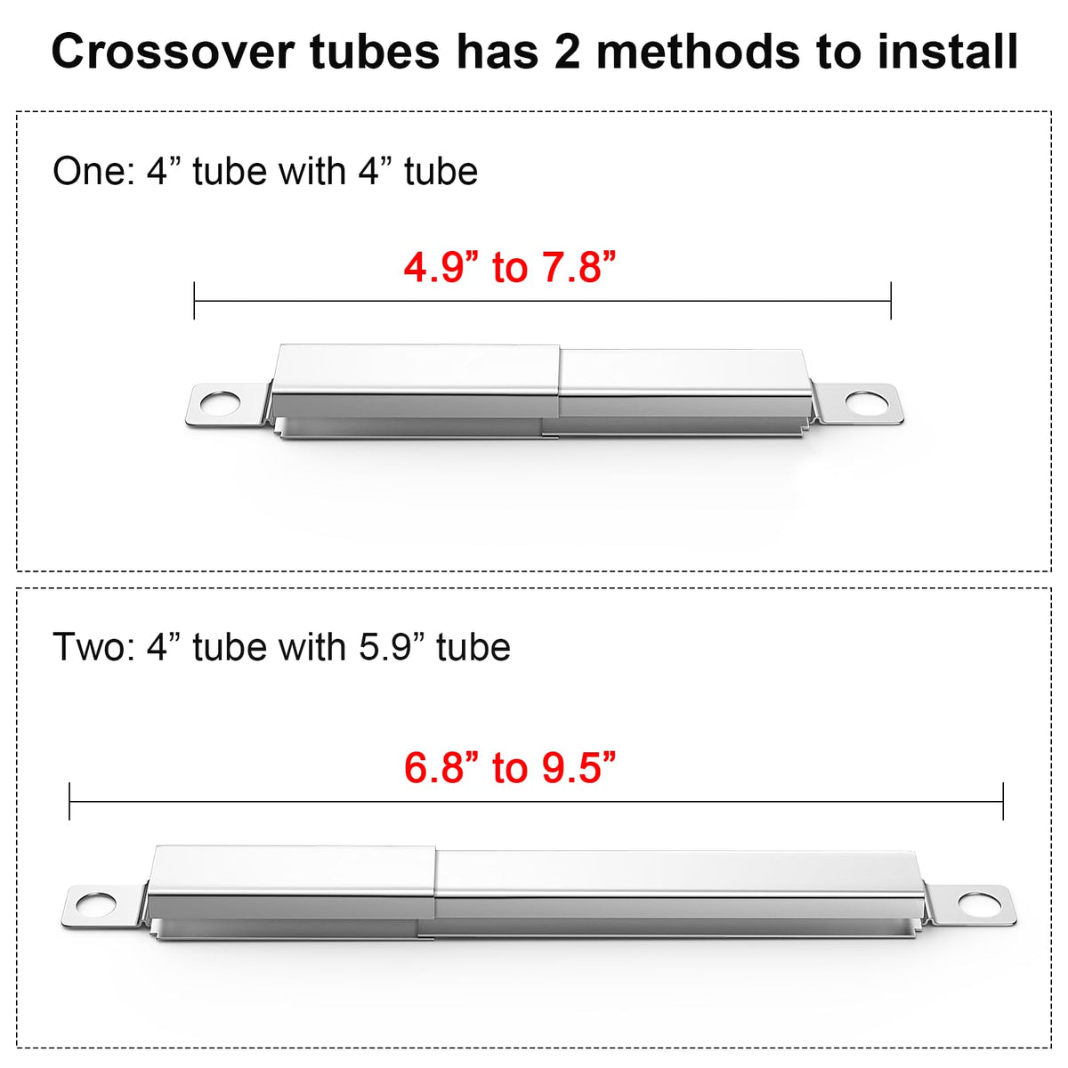 Uniflasy universal grill tubes 3-pack for versatile, long-lasting replacements.