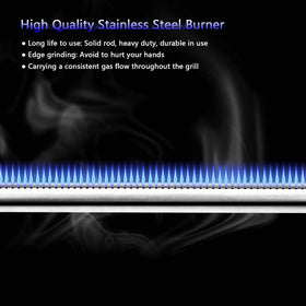 Uniflasy Weber Genesis Platinum BC flavorizer bars promote reliable heat management.