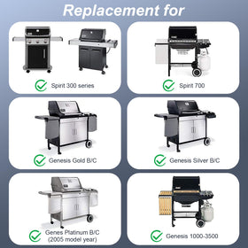 Uniflasy Weber Spirit E310 grate replacement for durable year-round grilling.