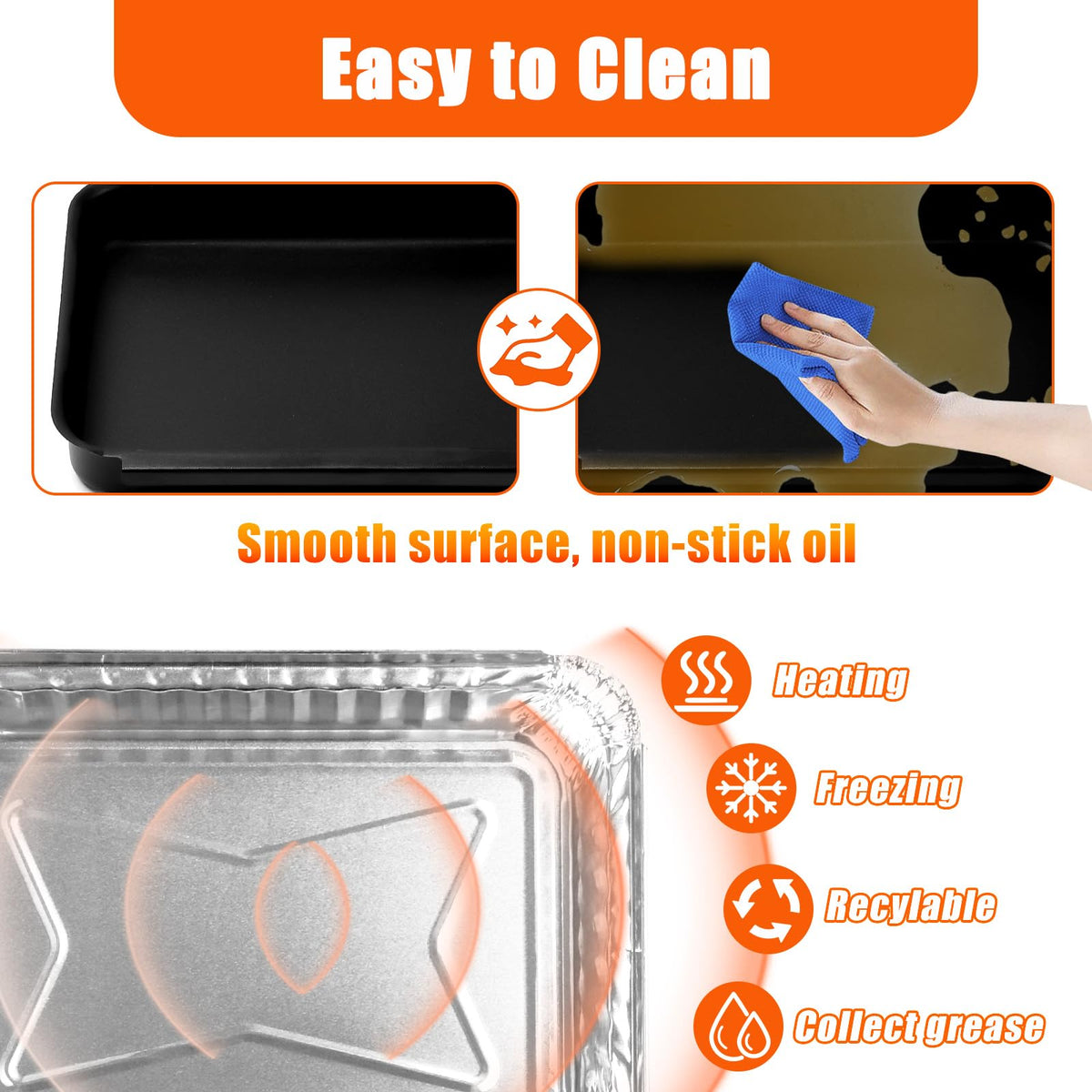 Uniflasy Weber drip pan liner dimensions fit precisely for versatile grilling.