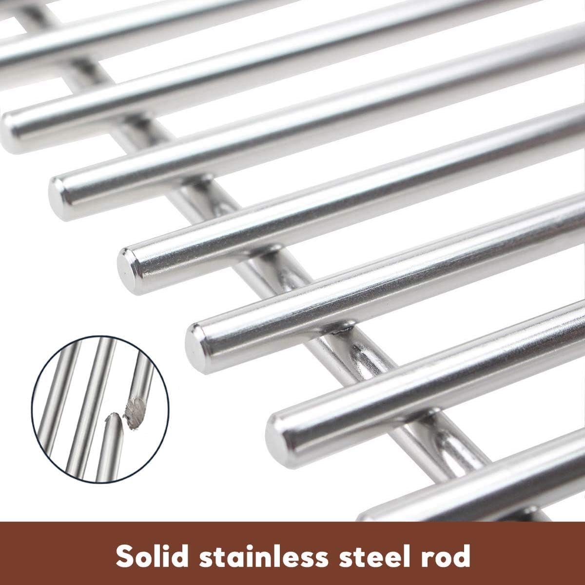 Uniflasy Weber Spirit grates - easy cleaning surface resists rust and corrosion.