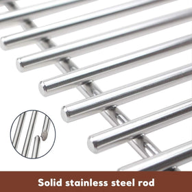 Uniflasy Weber Spirit grates - easy cleaning surface resists rust and corrosion.