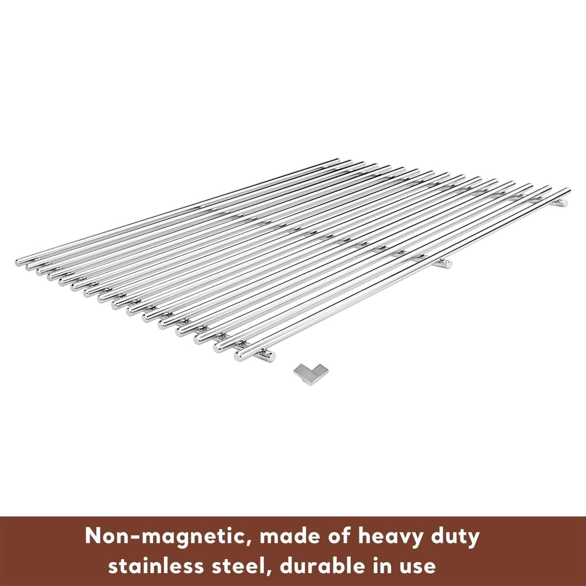 Uniflasy Weber Spirit grates - welded edges for safe handling and durability.