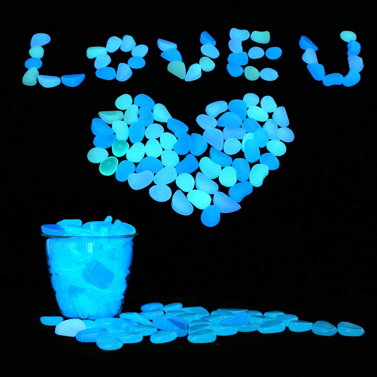 UNIME Glow Pebbles inspire creative craft projects