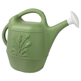 Union 63068 watering can with tulip design for precise garden hydration.