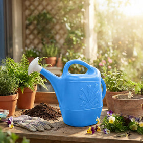 Union lightweight watering can weighing 0.75 pounds for effortless carry.