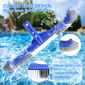 Unipool durable nylon bristles close-up for tougher stains