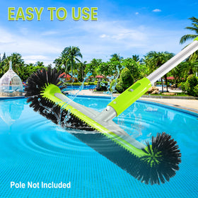 Unipool heavy-duty brush head for durable pool cleaning sessions.