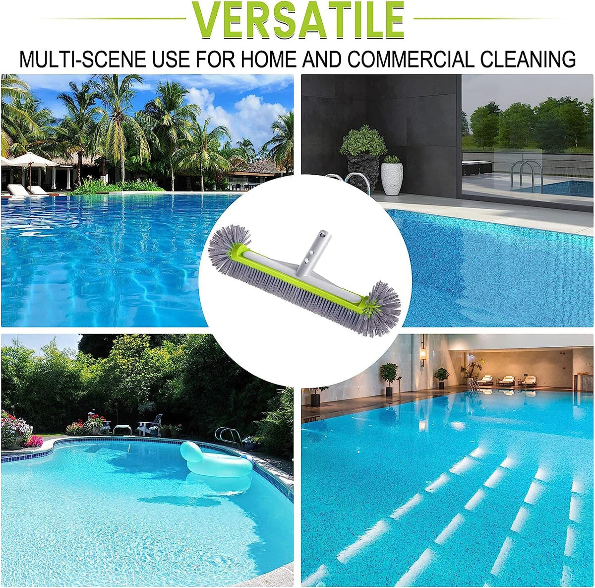 Unipool safe-for-pool-liner design with smooth edges prevents vinyl scrapes.