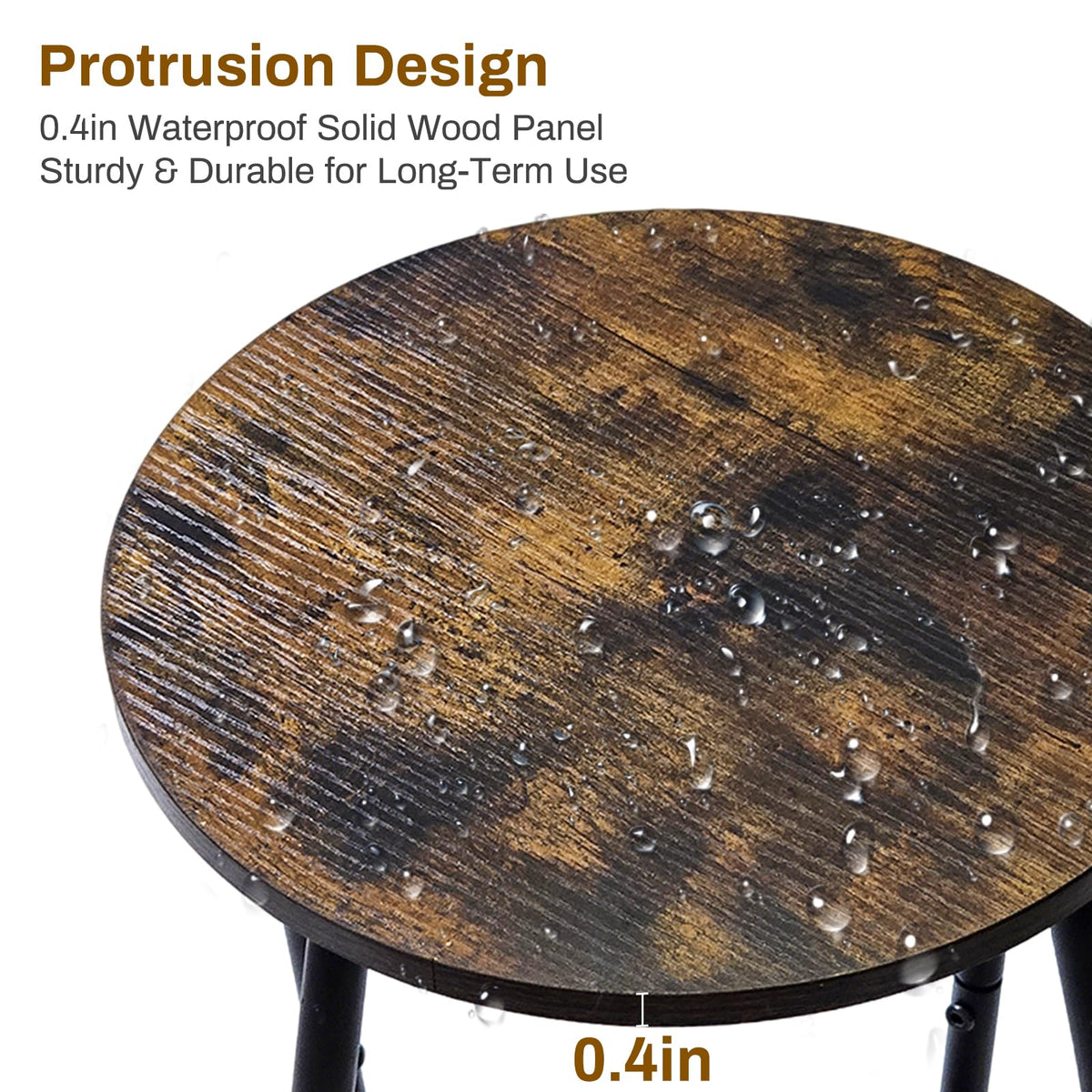 Uniqcovosa plant stand four-legs design enhances stability on uneven floors