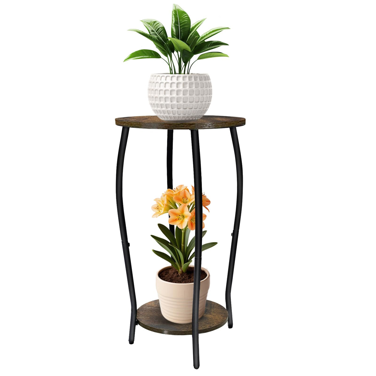Uniqcovosa plant stand quick assembly with pre-drilled holes