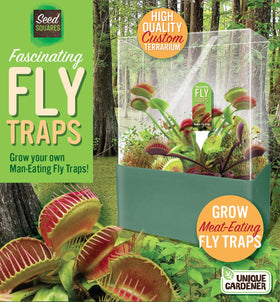 Unique Gardener Fly Trap Garden Tag for labeling and organizing your terrarium collection.