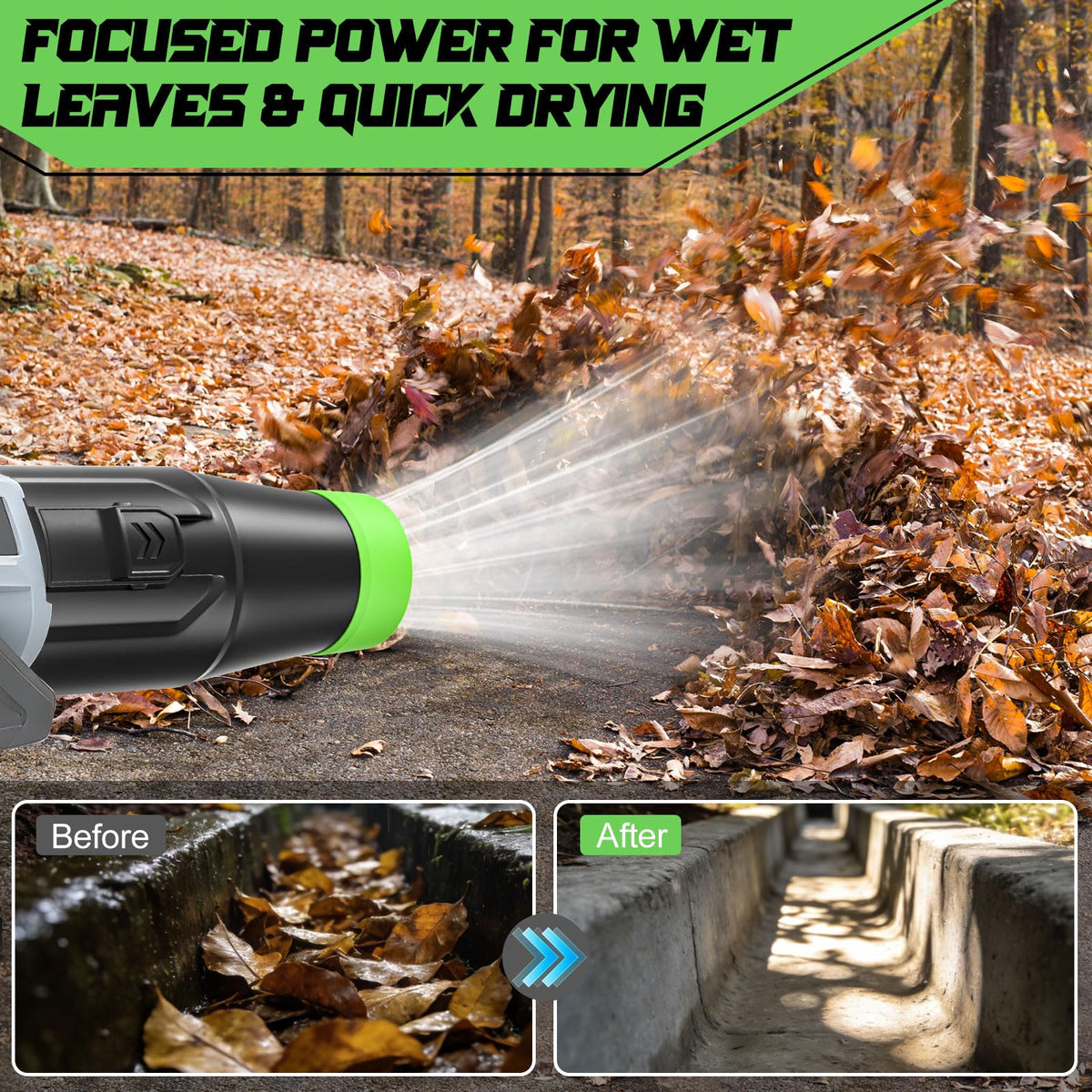 Uniqwamo car drying nozzle with tapered outlet enables even faster drying on panels.