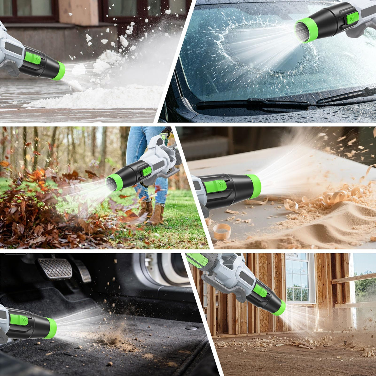 Uniqwamo car nozzle fits the original blower for seamless use.