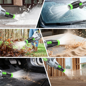 Uniqwamo car nozzle fits the original blower for seamless use.