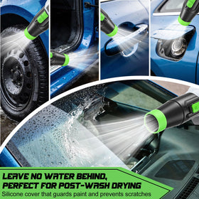 Uniqwamo soft silicone band protects paint during airflow drying.