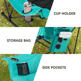 Unisakey lightweight chair is easy to carry on trips.