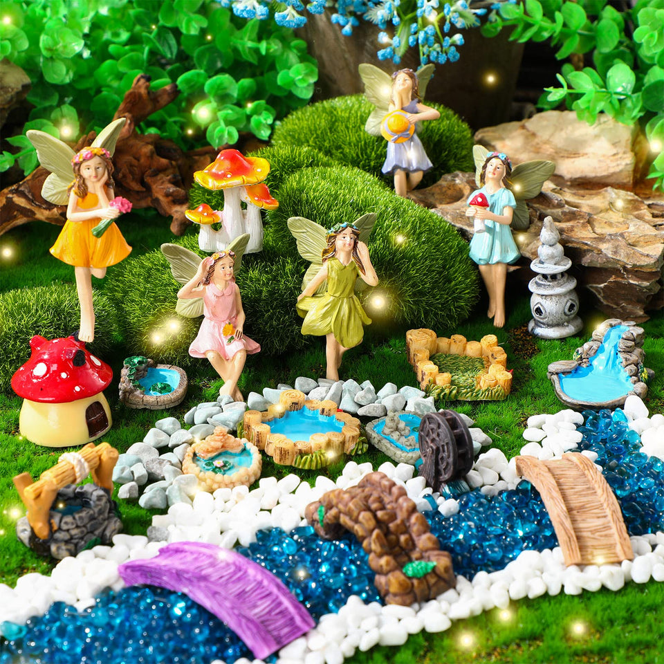 Unittype flower fairy bridge decor adds whimsy to your garden.