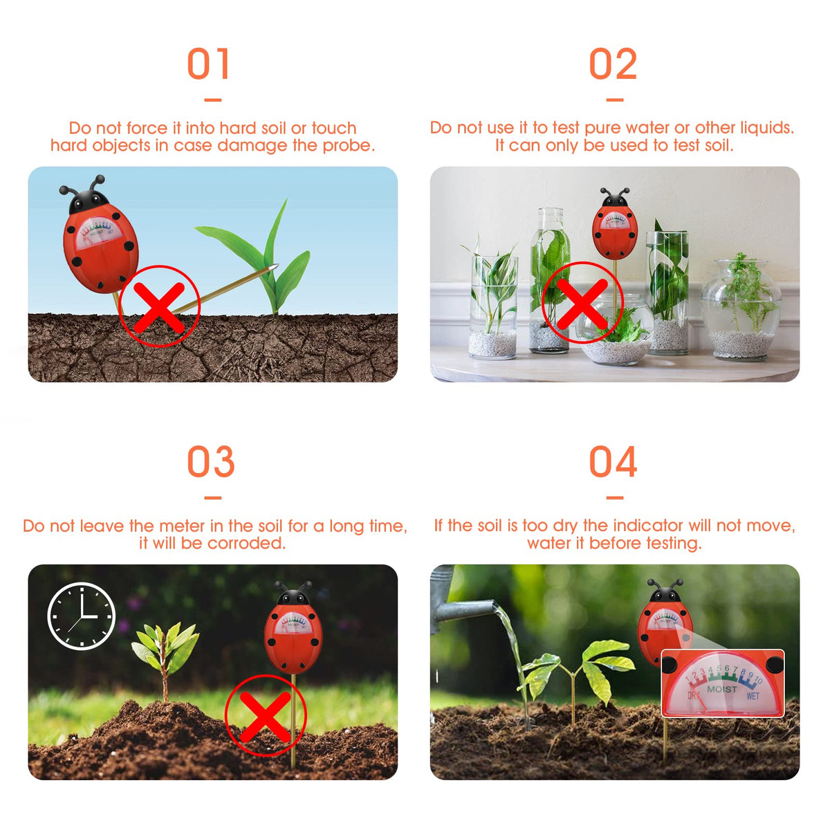 UNIWA usage tips guide proper probe handling to preserve accuracy and longevity of the meter.