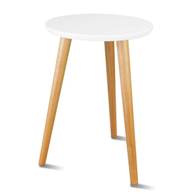 Uneedem Wood Mid Century Plant Stand full view enhances indoor decor and warmth