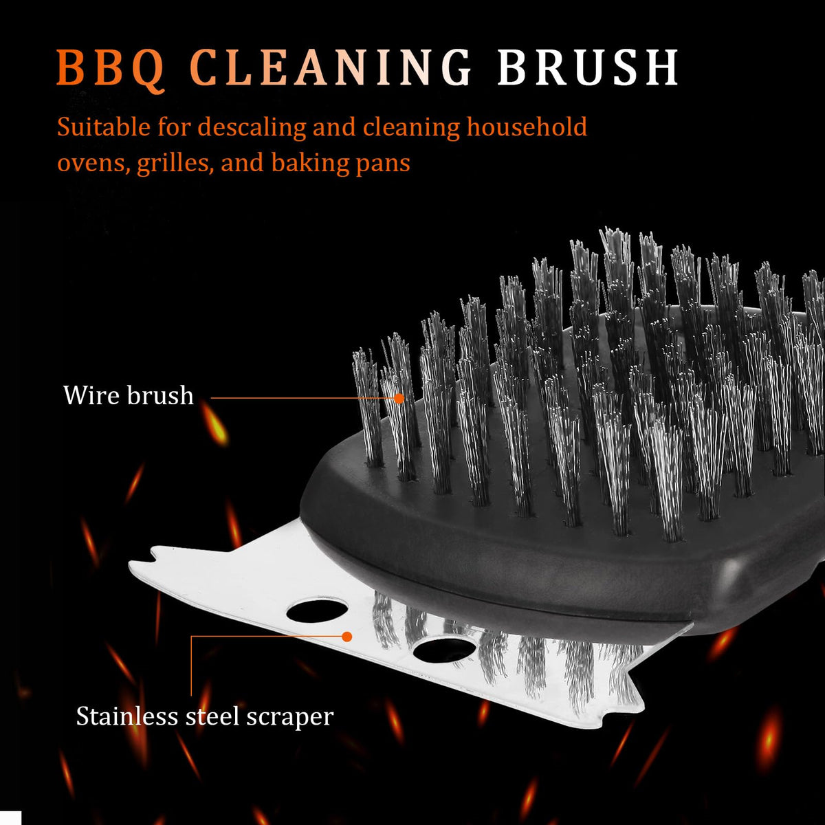 Unosaic ergonomic neck design keeps brush flat for controlled pressure