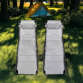 Unovivy lounge with removable pillow for head and neck support.