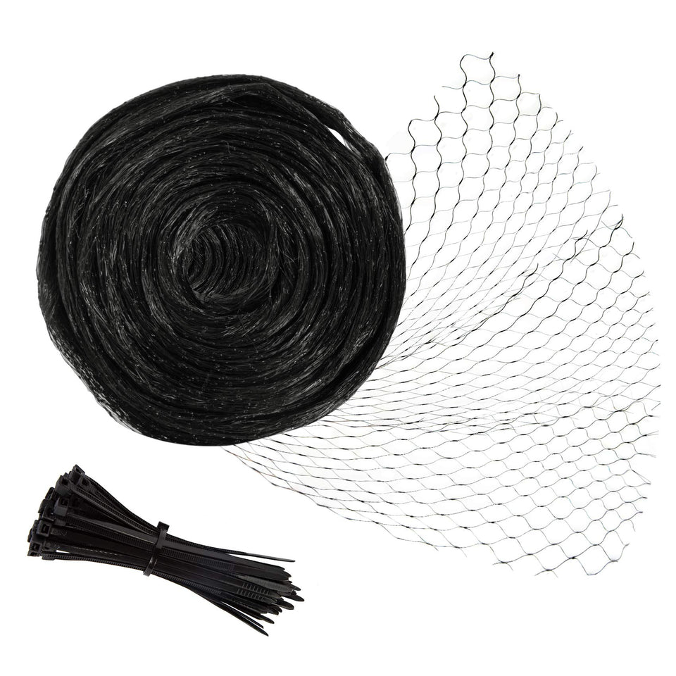 Unves bird netting 13x33 ft protects fruit trees from birds