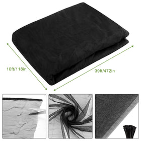 Unves breathable mesh garden netting allows airflow while shielding plants.
