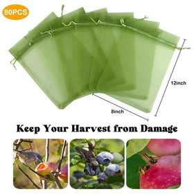 Unves drawstring closure bag keeps fruit secure during transport.