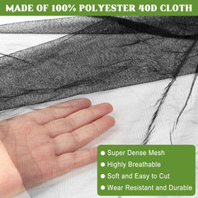 Unves garden bird netting protects vegetables and fruits from birds.