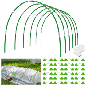Unves garden hoops arch assembly for quick setup and flexible plant support.