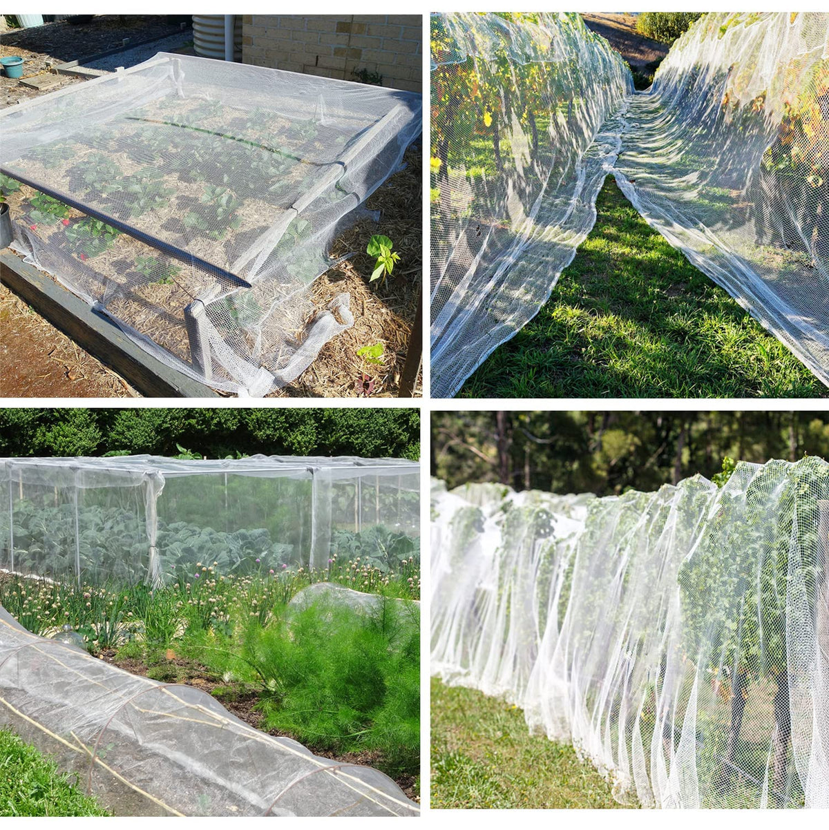 Unves garden netting ideal for nurseries and farms in summer