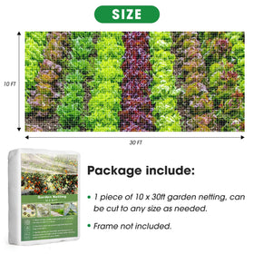 Unves garden netting is waterproof and sun-proof for durable outdoor use.