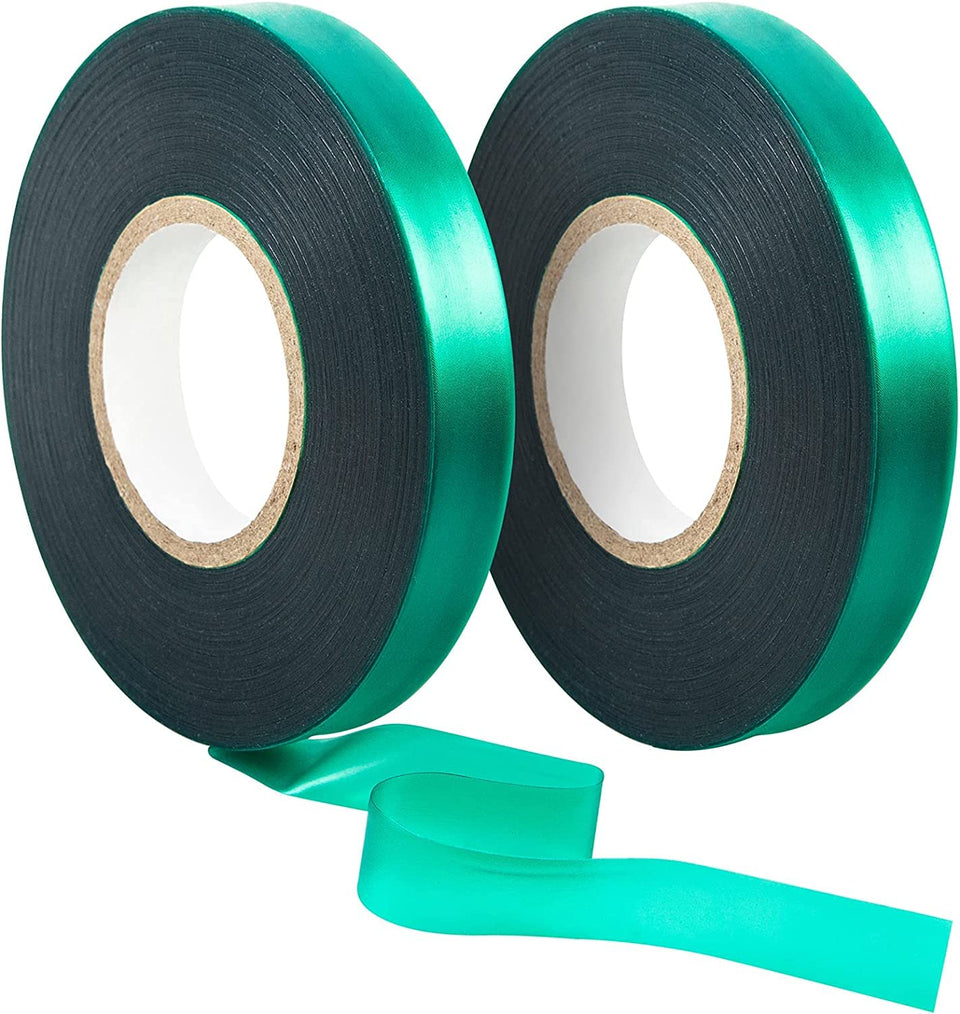 Unves garden tape, two 300ft green rolls for versatile indoor/outdoor plant support.
