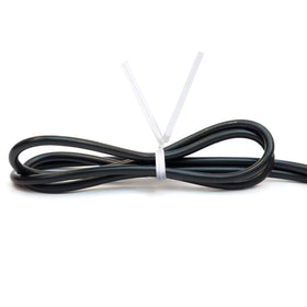 Unves 4 inch white ties for kitchen, office, and gardening use