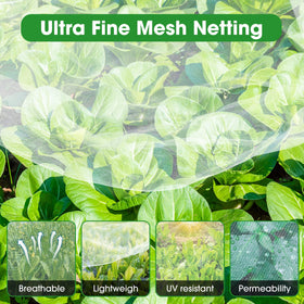 Unves garden netting demonstrates waterproof and durable outdoor use