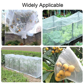Unves plant netting transparent cover enables growth monitoring while protecting crops.