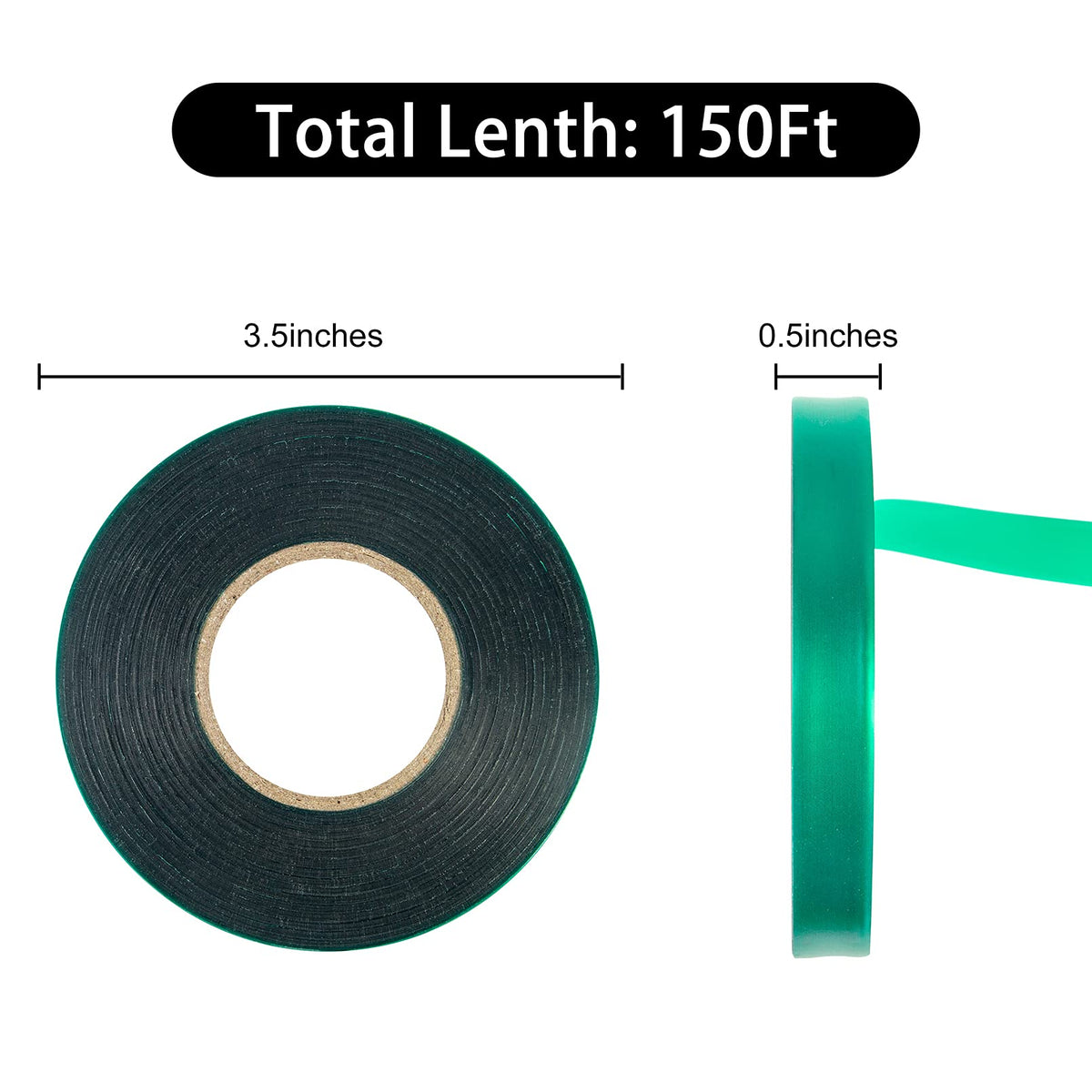 Unves plant ties stretchy 150ft pack helps training vines and stems.