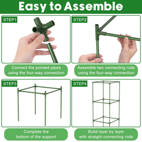 Unves tomato cage supports tomatoes cucumbers and beans