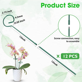 Unves 100pc twist ties for secure, adjustable plant training.
